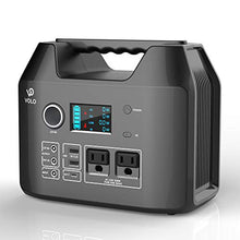 Load image into Gallery viewer, VOLO 300W Portable Power Station, 296Wh(80000mAh) Camping Lithium Battery Pack with 2AC 110V/ 1DC 12V/ 1DC 24V/ 1Car Cigarette Lighter/ 1QC3.0USB-C/ 2USB/Flashlight for Outdoor Camp Home Emergency
