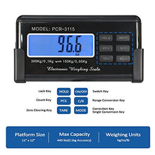 Load image into Gallery viewer, SurmountWay 440lbs Digital Livestock Scale Large Pet Vet Scale Stainless Steel Platform Electronic Postal Shipping Scale Industrial Floor Scale Heavy Duty Dog Scale
