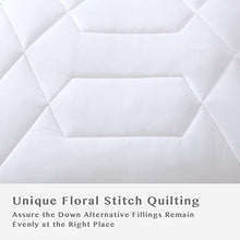 Load image into Gallery viewer, Hansleep Down Alternative Quilted Comforter, All-Season Soft Fluffy Hypoallergenic Duvet Insert with Corner Tabs Plush Microfiber Fill Lightweight Machine Washable (King 104x90'')

