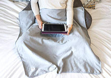 Load image into Gallery viewer, DefenderShield EMF Radiation &amp; 5G Protection Blanket - Universal Organic Bamboo Anti-Radiation Throw Cover for Fertility, Pregnancy, Infants, Babies, Children - Maternity &amp; Baby Blanket (36" x 35")
