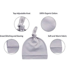 Load image into Gallery viewer, KiddyCare Doctor Developed Newborn Hospital Hats Autumn Winter Soft &amp; Warm Knotted Cap for Boys &amp; Girls - Organic Baby Hats (3 PK) (0-6-Month-Old)
