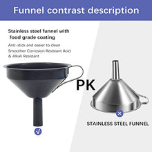 Load image into Gallery viewer, ChowThink Resin 3D Printer Nonstick Steel +Teflon Funnel, Resin Liquid Filter Cup for SLA/DLP/LCD UV Resin, Double-Strainer Filter for 3D/Industrial/Kitchen
