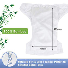 Load image into Gallery viewer, Leekalos Biodegradable Bamboo Diaper Liner Super Soft Disposable Unscent Diaper Liners,100 Sheets
