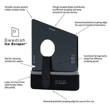 Load image into Gallery viewer, Swedish Ice Scraper ICE06 6mm Black with Neoprene Holder
