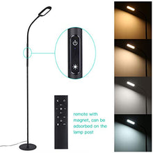 Load image into Gallery viewer, Floor Lamp, Tomshine Touch LED Floor Lamp Stepless Dimming with Remote Control, Standing Lamp for Living Room Bedroom Office Reading
