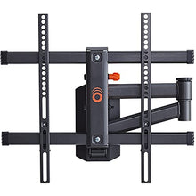 Load image into Gallery viewer, ECHOGEAR Swivel Full Motion TV Wall Mount for TVs Up to 60" - Smooth Extention, Tilt - Wall Template for Easy Install On 1 Stud - After Install Level &amp; Hide Cables with Built-in Cable Management
