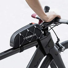 Load image into Gallery viewer, ROCKBROS Top Tube Bike Bag Bicycle Front Frame Bag Top Tube Bag Bike Accessories Pouch Compatible with iPhone 11 Pro Max/XR/XS Max 7/8 Plus
