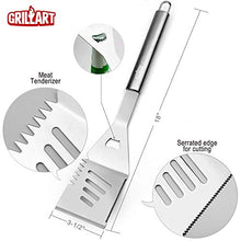 Load image into Gallery viewer, GRILLART 19PCS Premium BBQ Tool Grilling Utensil Set Bundle with Safe Grill Brush and Scraper Bristle Free
