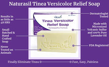 Load image into Gallery viewer, Naturasil Homeopathic Remedies Tinea Versicolor 10% Sulfur Soap | Also Helps to Relieve Candida &amp; Onychomycosis- 4 Ounce Bar
