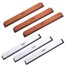Load image into Gallery viewer, Pullkalia - New 6 PCS Sharpening Polishing Stone Block Kitchen Knife Sharpener Grit Tool Whetstone
