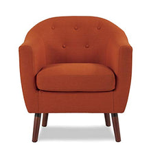 Load image into Gallery viewer, Homelegance Fabric Barrel Chair, Orange

