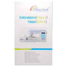 Load image into Gallery viewer, Sew Tech Embroidery Hoops for Brother Innovis NQ1600E NQ1400E NQ3600D Dream Machine 2 VE2200 4000D 1500D V7 V5 VM5200 Babylock Embroidery Machine Hoop (6x10"-SA441)
