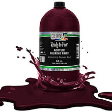 Load image into Gallery viewer, Pouring Masters Romance Novel Red Acrylic Ready to Pour Pouring Paint – Premium 64-Ounce Pre-Mixed Water-Based - for Canvas, Wood, Paper, Crafts, Tile, Rocks and More
