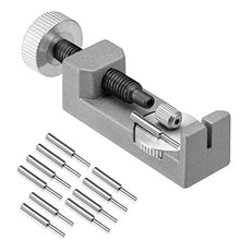 Load image into Gallery viewer, selizo Watch Link Remover kit Watch Band Tool with 10 Extra Pins for Watch Band Link Pin Removal and Watch Sizing
