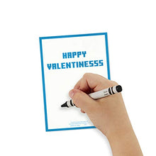 Load image into Gallery viewer, Hallmark Kids Minecraft Valentines Day Cards and Stickers Assortment (12 Cards with Envelopes)
