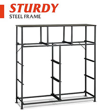 Load image into Gallery viewer, WLIVE 9-Drawer Dresser, Fabric Storage Tower for Bedroom, Hallway, Nursery, Closets, Tall Chest Organizer Unit with Textured Print Fabric Bins, Steel Frame, Wood Top, Easy Pull Handle, Charcoal Gray
