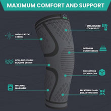 Load image into Gallery viewer, MODVEL Knee Braces for Knee Pain Women &amp; Men - 2 Pack Knee Brace for Knee Pain Set, Knee Brace Compression Sleeve, Knee Braces for Knee Pain Meniscus Tear, ACL &amp; Arthritis Pain Relief - Knee Sleeves
