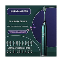 Load image into Gallery viewer, JINSUO Xiaobingbingjiaju Ultrasonic Sonic Electric Toothbrush 10 Mode USB Rechargeable Electronic Tooth Brush Waterproof Teeth Whitening Dental Brush (Color : Multi)
