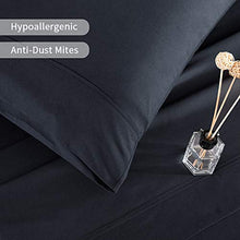 Load image into Gallery viewer, YANBING Twin Bed Sheets Set 3 Piece, Bed Sheet Set 1800 Brushed Soft Microfiber, 16 Inch Extra Deep Pocket, Wrinkle &amp; Fade Resistant, Breathable, Hypoallergenic (Twin, Black)
