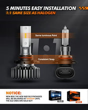 Load image into Gallery viewer, SEALIGHT Scoparc 9005/HB3 LED Bulbs, Plug and Play LED Headlamp Replacement Kit, 6000K Bright White, Halogen Replacement, Quick Installation, Pack of 2
