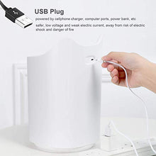 Load image into Gallery viewer, Cool Mist Humidifiers for Bedroom USB,SIXKIWI,Easy Clean/Top Fill/Never Leak/None Mildew/Dual Sprayer,3L 20hrs for Large Room,Colorful Night Light Auto Off for Home Office Baby(White)
