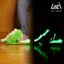 Load image into Gallery viewer, Lazi Group Glow in Dark Slipper (Large) Green
