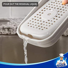 Load image into Gallery viewer, MR.SIGA 2 in 1 Premium Soap Dispenser and Sponge Holder, Dishwashing Soap Pump Dispenser for Kitchen Countertop, White
