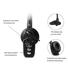Load image into Gallery viewer, Arama Bluetooth Headset V5.0, Pro Wireless Headset with Noise Canceling Mic for Cell Phone Trucker Engineers Business Home Office
