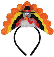 Load image into Gallery viewer, Turkey Headband Party Accessory (1 count) (1/Pkg)

