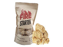 Load image into Gallery viewer, GTS Fire Starter for Charcoal and Firewood, Super Fast Lighting, Perfect for BBQ, Campfire and Fireplace, All Natural, Long 8-10min Burn, Waterproof and Sealed Pack, 25 pcs
