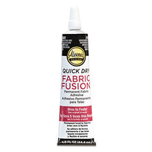 Load image into Gallery viewer, Aleene's Quick Dry Fusion Fabric Adhesive, 1.5 Fl Oz, Clear
