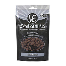 Load image into Gallery viewer, Vital Essentials Freeze-Dried Rabbit Bites Dog Treats - All Natural - Made &amp; Sourced in USA - Grain Free - 2 oz Resealable Pouch
