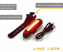 Load image into Gallery viewer, Night Provision Bike Lights Front &amp; Back USB Rechargeable LED Headlight Rear Tail Light Flasher Set Best for Road Mountain Bicycle
