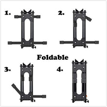 Load image into Gallery viewer, Clothink Foldable Bicycle Storage Stand, Bike Floor Parking Rack Wheel Holder for Garage Indoor for Mountain and Road Bike
