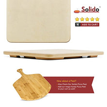Load image into Gallery viewer, #1 Pizza Stone - Baking Stone. SOLIDO Rectangular 14"x16" - Perfect for Oven, BBQ and Grill
