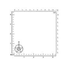 Load image into Gallery viewer, Silvershake Natural Moonstone 925 Sterling Silver Pentagram Star Pendant with 18 Inch Chain Necklace
