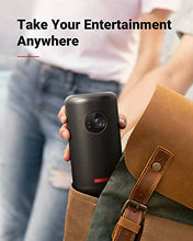 Load image into Gallery viewer, Anker NEBULA Capsule Max, Pint-Sized Wi-Fi Mini Projector, 200 ANSI Lumen Portable Projector, Native 720p HD, 8W Speaker, Movie Projector, 100 Inch Picture, 4-Hour Video Playtime, Home Entertainment

