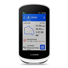 Load image into Gallery viewer, Garmin Edge Explore 2 (Power Mount) Bicycle Computer - Touchscreen &amp; Easy to Use Cycling GPS, Maps, &amp; Traffic Updates | Bundle w/PlayBetter Silicone Case (White) &amp; Tempered Glass Screen Protectors
