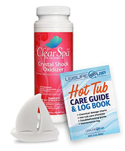 Load image into Gallery viewer, Clear Spa Crystal Shock Oxidizer 2lb with Scum Absorber &amp; Hot Tub Care Guide E-Book
