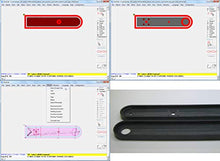 Load image into Gallery viewer, CAD-CAM CNC Mill Software for Mach 3-4, Linux CNC, EMC2, Fanuc, CNC 3040. Design your part and generate the g-code with a single easy to use software, plus many tutorial training videos included.
