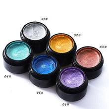 Load image into Gallery viewer, 6 Colors Spider Nail Gel Nail Polish UV/LED Gel Nail Art Wire Drawing Gel Graffiti Painting Gel Varnish with Painting Dotting Pen Gel Nail Polish DIY Design Tool

