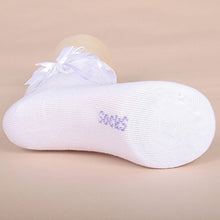 Load image into Gallery viewer, 3 Pack Little Girls Cotton Lace Ruffle Princess Style Dress Socks(2T-12T)
