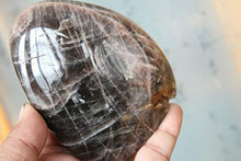 Load image into Gallery viewer, Crystal, Amazing Orbicular Black Moonstones Rock Crystal Small Stone Druzy Slab Reiki K12
