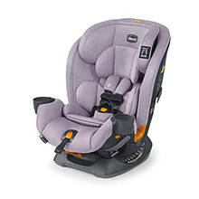 Load image into Gallery viewer, Chicco OneFit ClearTex All-in-One Car Seat, Rear-Facing Seat for Infants 5-40 lbs, Forward-Facing Car Seat 25-65 lbs, Booster 40-100 lbs, Convertible Car Seat | Lilac/Purple
