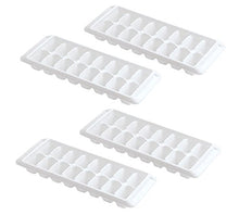 Load image into Gallery viewer, Kitch Easy Release White Ice Cube Tray, 16 Cube Trays (Pack of 4) (4 Pack - 64 Cubes)
