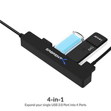 Load image into Gallery viewer, Sabrent 4 Port Portable USB 2.0 Hub (9.5" Cable) for Ultra Book, MacBook Air, Windows 8 Tablet PC (HB-MCRM)
