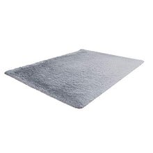 Load image into Gallery viewer, Super Soft Indoor Modern Rugs Anti-Skid Shaggy Area Rug Comfy Living Room Dining Room Home Bedroom Carpet Floor Mat (19.68x31.49inch, Gray)
