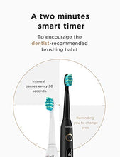 Load image into Gallery viewer, Electric Toothbrush Powerful Cleaning with 5 Modes, Smart Timer, 10 Brush Heads &amp; 2 Travel Cases, Electric Toothbrush Family Pack Rechargeable Whitening Sonic Toothbrush Fairywill
