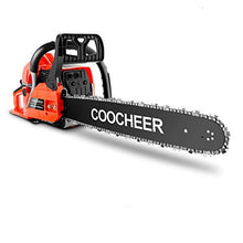 Load image into Gallery viewer, Tinfancy 62CC Chainsaw, 20” 2-Stroke Portable Gas Chainsaw, Handed Petrol Woodcutting Saw with Tool Kit
