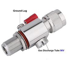 Load image into Gallery viewer, Coaxial N Type Lightning Arrestor 0 to 6 GHz (N-Male/N-Female) 50ohm,Protects 3G, 4G, LTE,GPS, 2.4GHz /5GHz Wi-Fi, 900MHz, Ham Other Outside Antennas

